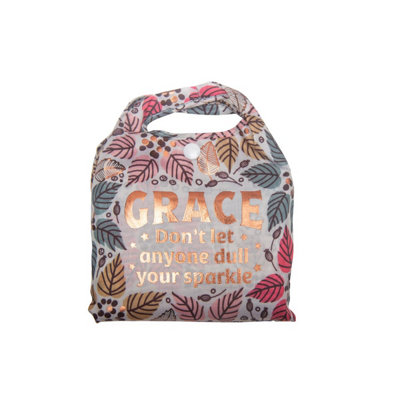 History & Heraldry Pre-Personalised Sparkle Shopper BagEcofriendly Shopping And PicnicsOver 80 Names And TitlesGrace from B&Q