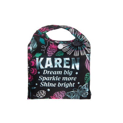 History & Heraldry Pre-Personalised Sparkle Shopper BagEcofriendly Shopping And PicnicsOver 80 Names And TitlesKaren from B&Q