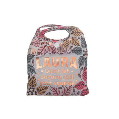 History & Heraldry Pre-Personalised Sparkle Shopper BagEcofriendly Shopping And PicnicsOver 80 Names And TitlesLaura from B&Q