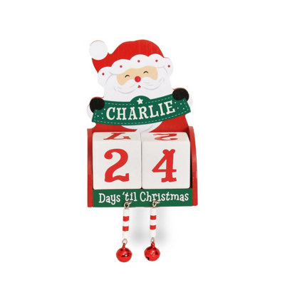 History & Heraldry Pre-Personalised Christmas Wooden Advent Block CalendarOver 80 Names And Titles To Choose FromCharlie from B&Q