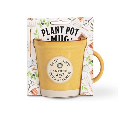 History & Heraldry Gardeners Plant Pot Inspired Mug Don't Let ... from B&Q