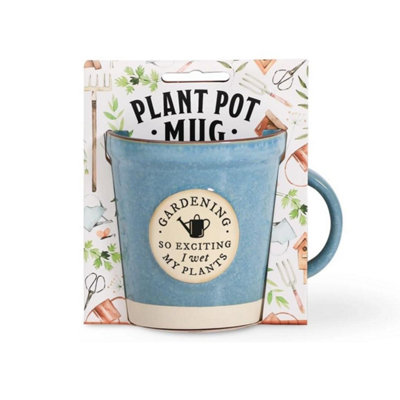 History & Heraldry Gardeners Plant Pot Inspired Mug Gardening from B&Q