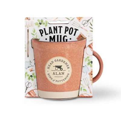 History & Heraldry Gardeners Plant Pot Inspired Mug Alan from B&Q