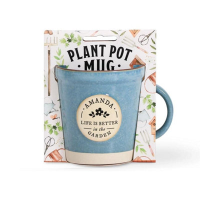 History & Heraldry Gardeners Plant Pot Inspired Mug Amanda from B&Q