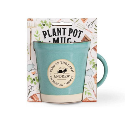 History & Heraldry Gardeners Plant Pot Inspired Mug Andrew from B&Q