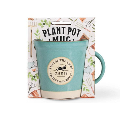 History & Heraldry Gardeners Plant Pot Inspired Mug Chris from B&Q