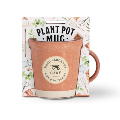 History & Heraldry Gardeners Plant Pot Inspired Mug Gary from B&Q