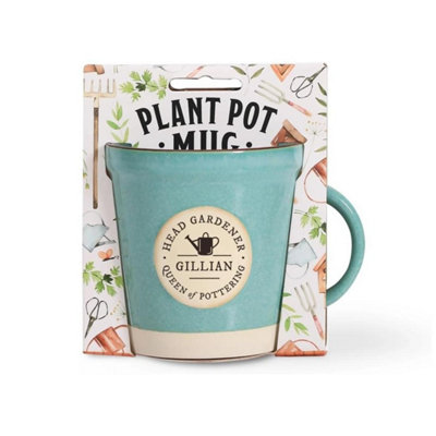 History & Heraldry Gardeners Plant Pot Inspired Mug Gillian from B&Q