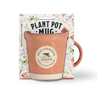 History & Heraldry Gardeners Plant Pot Inspired Mug Joseph from B&Q