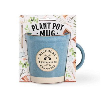 History & Heraldry Gardeners Plant Pot Inspired Mug Nicholas from B&Q