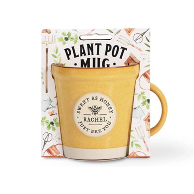 History & Heraldry Gardeners Plant Pot Inspired Mug Rachel from B&Q