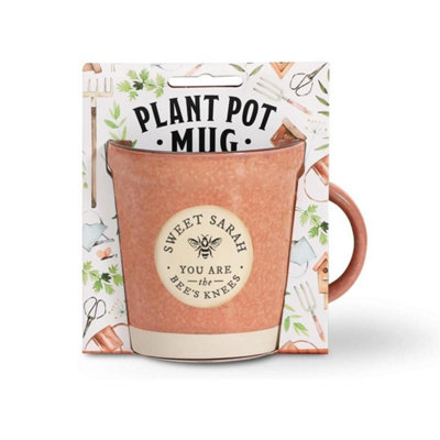 History & Heraldry Gardeners Plant Pot Inspired Mug Sarah from B&Q