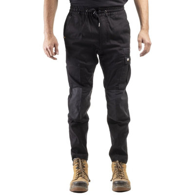 Caterpillar Dynamic Cargo Work Trousers Black34L from B&Q