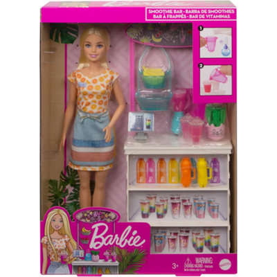 Mattel Barbie Smoothie Bar Playset with Barbie Doll Figure - Image 5