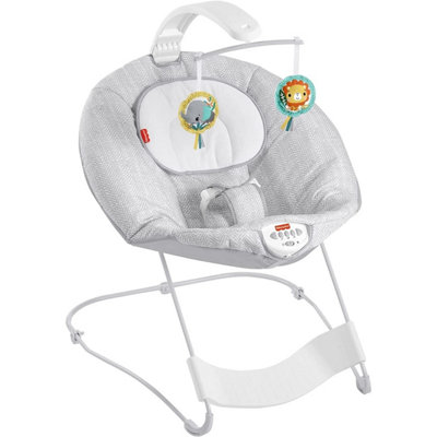 Fisher-Price See & Soothe Deluxe Bouncer Hearthstone, Soothing Baby Seat - Image 4