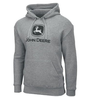 John Deere Hooded Sweatshirt Grey Size Xxl from B&Q