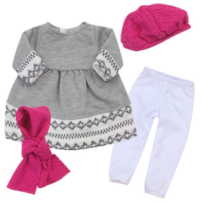 Sophia's By Teamson Kids Doll DressLeggingsHatAnd Scarf Set For 18" Dolls from B&Q