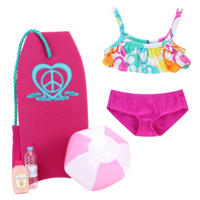 Sophia's By Teamson Kids Bikini And Beach Accessories Set For 18" Dolls from B&Q