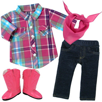 Sophia's By Teamson Kids Doll BlouseJeggingsBandanaAnd Boots For 18" Dolls from B&Q