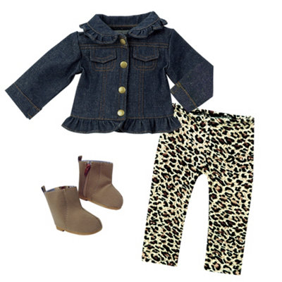 Sophia's By Teamson Kids Jean JacketLeggingsAnd Boots Set For 18" Dolls from B&Q