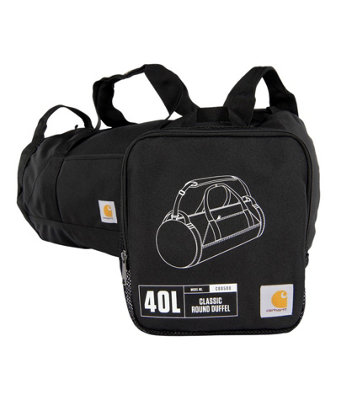 Carhartt Classic Round Duffel Black 40L from B&Q