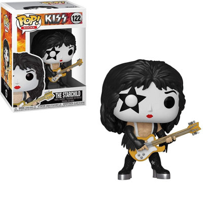 Funko Pop Rocks Kiss The Starchild Vinyl Figure 122 - Multicoloured - Image 3
