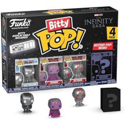 Funko Bitty Pop Marvel Saga 4-Pack War Machine, Vision, Ultron & Mystery Figure