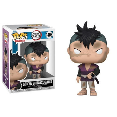 Funko Pop! Animation: Demon Slayer - Genya Shinazugawa Vinyl Figure #1406 #72609 - Image 3