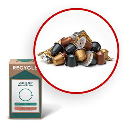 B&Q -  28L Recycling Box Coffee Pods Capsules Tea Discs Eco Friendly Waste Disposal Home Or Office Free Delivery And Collection Service
