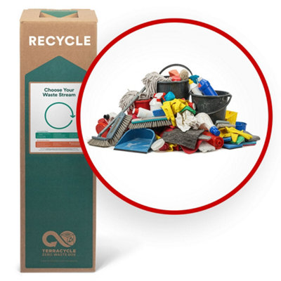 B&Q -  78L Recycling Box Cloths Floor And Scouring Pads Eco Friendly Waste Disposal For Commercial Cleaning Free Delivery And Collection