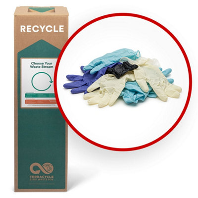 B&Q -  78L Recycling Box Disposable Latex Nitrile Vinyl Gloves Eco Friendly Trade Healthcare Waste Disposal Free Delivery And Collection