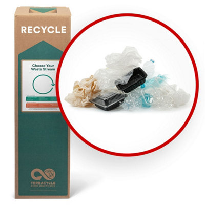 B&Q -  78L Mixed Recycling Box Soft And Rigid Plastic Eco Friendly Waste Disposal Reduce Pollution Free Delivery And Collection