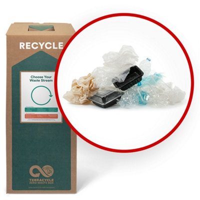 B&Q -  140L Mixed Recycling Box Soft And Rigid Plastic Eco Friendly Waste Disposal Reduce Pollution Free Delivery And Collection