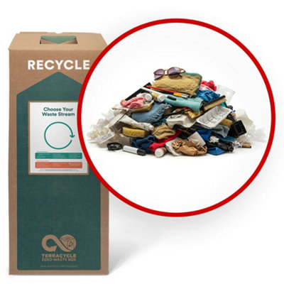 B&Q -  140L Mixed Recycling Box Plastic Metal Fabric Eco Friendly Waste Disposal Perfect For Decluttering Free Delivery And Collection