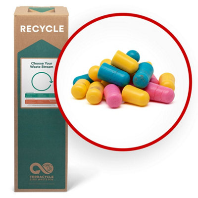 B&Q -  78L Recycling Box Foamed Pvc Latex Rubber Silicone Pu Plastic Earplugs Eco Friendly Waste Disposal Free Delivery And Collection