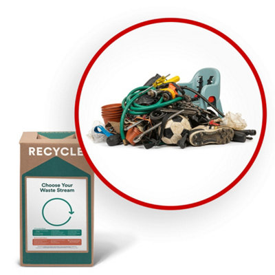 B&Q -  28L Recycling Box Garden Plastic Metal Outdoor Decorations Eco Friendly Waste Disposal Free Delivery And Collection Service