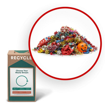 B&Q -  28L Recycling Box Old Christmas Decorations Halloween Party Supplies Eco Friendly Waste Disposal Free Delivery And Collection