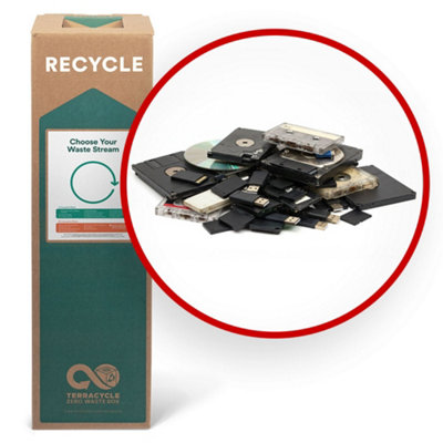 B&Q -  78L Recycling Box Cds Dvds Vhs Cassette Tapes Discs Memory Sticks Eco Friendly Waste Disposal Free Delivery And Collection Service