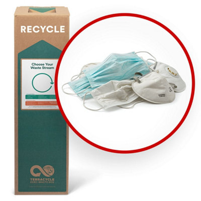 B&Q -  78L Recycling Box Ffp2 Dust Respirator Masks Ffp3 Protective Masks Eco Friendly Trade Waste Disposal Free Delivery And Collection