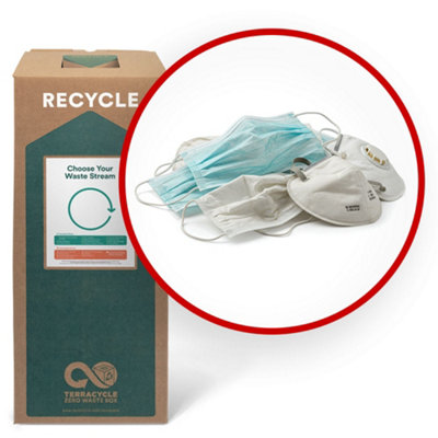 B&Q -  140L Recycling Box Ffp2 Dust Respirator Masks Ffp3 Protective Face Masks Eco Friendly Waste Disposal Free Delivery And Collection