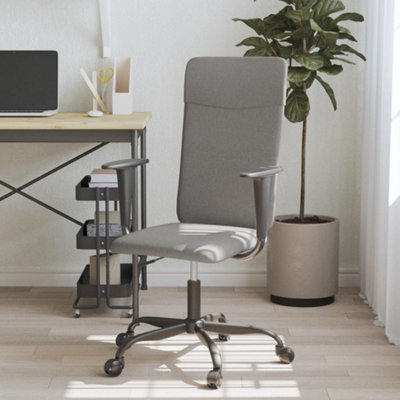 B&Q -  Office Chair Dark Grey Fabric