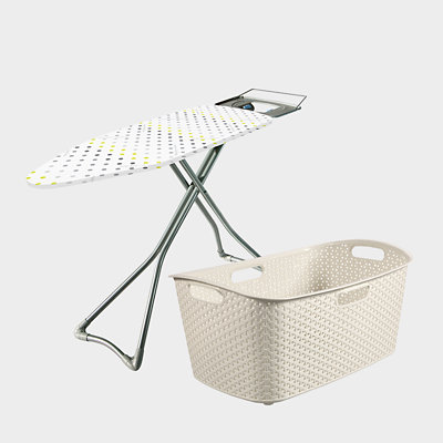 Shop laundry & ironing.