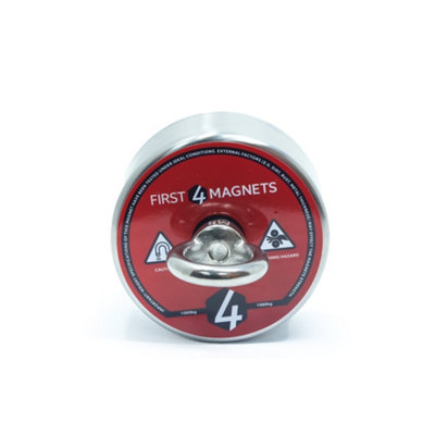 1,080kg Pull - Apex 360 Magnet Fishing Kit with Super High Power 75mm ...