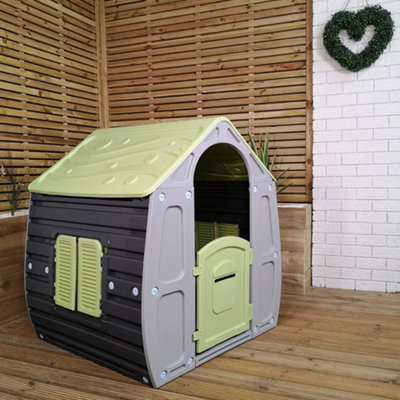 1.09m Classic Colour Kids Indoor Outdoor Plastic Wendy house Magical Playhouse