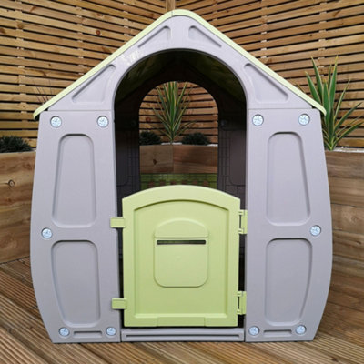 1.09m Classic Colour Kids Indoor Outdoor Plastic Wendy house Magical Playhouse - 3