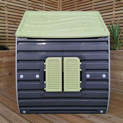 1.09m Classic Colour Kids Indoor Outdoor Plastic Wendy house Magical Playhouse - 6