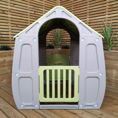 1.09m Classic Colour Kids Indoor Outdoor Plastic Wendy house Magical Playhouse - 7