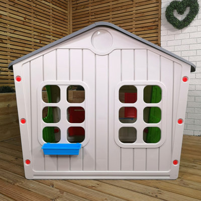 1.15m Kids Indoor Outdoor Plastic Wendy House Galilee Village Playhouse - 6