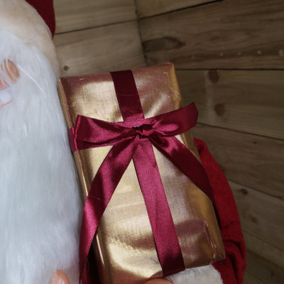 1.1m Luxury Large Standing Red Suit Santa Indoor Father Christmas