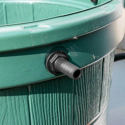 1/2" barb Water butt /rain barrel/water storage tank barbed hosetail for overflow/outlet